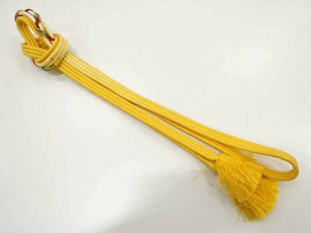 JAPANESE KIMONO / HANDTIED OBIJIME CORD